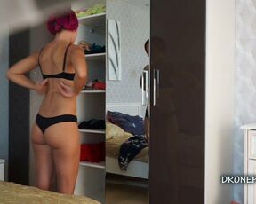 Katka at home. Czech spy cam porn